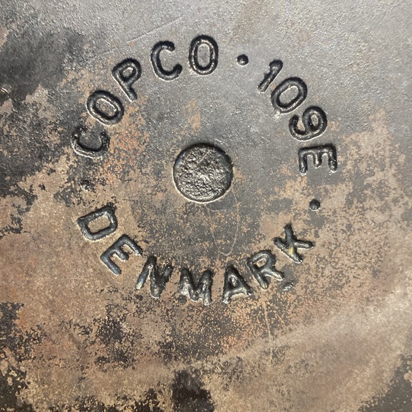 Copco Sauté Pan 8" Pan Skillet Cast Iron Enamel Michael Lax Denmark Blue 109E - Picture 16 of 17